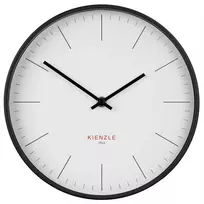 KIENZLE DCF radijo bangomis valdomas modernus sieninis laikrodis 25 cm baltas (14979)