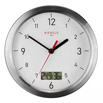 KIENZLE DCF radijo bangomis sinchronizuojamas laikrodis vonios kambariui, baltas, 170 mm