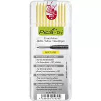 PICA-MARKER Pica DRY Refills Yellow - 10 Leads, 2,8 mm, Water Soluble