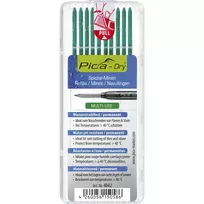 PICA-MARKER Pica DRY Refills Green - 10 Leads, 2,8 mm, 125 mm