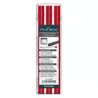 Pica BIG DRY Lead Set FOR ALL Red - 12 Refill Leads 2x5mm 150mm