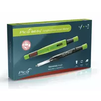 Pica BIG-Dry Promo Pack Mechaninis Statybinis Markeris, Įvairių Spalvų, 2x5mm Švinelis, 2B Kietumas, Pildomas