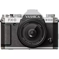 Yashica FX-D 300 kompaktiškas skaitmeninis fotoaparatas, 50 MP, 4K, juodas