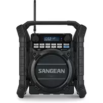 Sangean U-4 DBT+ (Utility 40) nešiojamas DAB+/FM radijas su Bluetooth, juodas