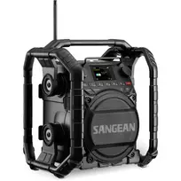 Sangean U-4X Black nešiojamas DAB+/FM radijas su Bluetooth 5.0, IP64, 7W RMS