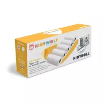 KIDYWOLF Lipnaus Termo Popieriaus Ritinėliai 5 Vnt. - 57mm x 30mm Balti