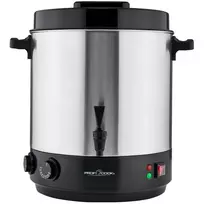 PROFI COOK Automatinis konservavimo aparatas ir karštų gėrimų dozatorius PC-EKA 1283, nerūdijančio plieno korpusas, 32 litrai, begalinis temperatūros reguliavimas - 1 vnt. (501283)