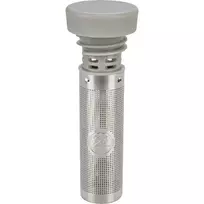24Bottles Infuser Lid Grey – nerūdijančio plieno ir silikono užsukamas dangtelis su infuzeriu 24Bottles buteliams
