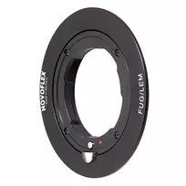 Novoflex FUG/LEM Leica M objektyvo į Fujifilm GFX fotoaparato adapteris, juodas
