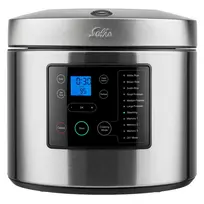 Solis Rice & Potato Cooker 8161, 1.8L, 700W, Sidabrinis/Juodas