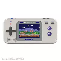 dreamGEAR My Arcade Gamer V Classic Nešiojama Žaidimų Konsolė su 220 Žaidimų Pilkai Violetinė