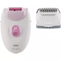 Braun Silk-epil 3 SE3-031 Epiliatorius Baltas/Rožinis