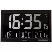 Technoline WS 8007 Skaitmeninis žadintuvas - juodas - LCD - radijo valdymas - maitinamas baterijomis