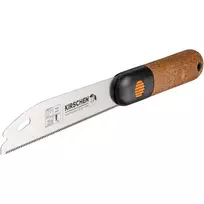 KIRSCHEN Mini rankinis pjūklas smulkiems pjūviams su kamštine rankena, 150 mm geležtė
