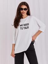 RUE PARIS moteriška palaidinė RVBZ7553 – Balta – L/XL