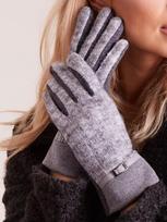 Wool Fashion Italia moteriškos pirštinės ATRK9501 – Tamsiai pilka – XL/XXL