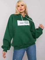ex moda moteriškas džemperis EMBL6512 – Tamsiai žalia – L/XL