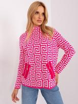 Wool Fashion Italia moteriškas megztinis ATSW2341 – Fuksijos – ONE SIZE