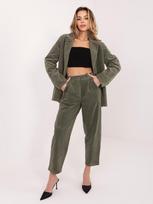 RUE PARIS moteriškos kelnės ITSPFL8916 – Chaki – ONE SIZE