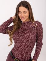 RUE PARIS moteriška palaidinė ITBZ20315 – Bordo – ONE SIZE