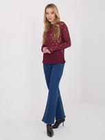 ITALY MODA moteriška palaidinė ITBZ9962 – Bordo – ONE SIZE