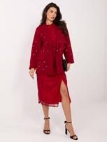 ITALY MODA moteriška striukė ITMA18365 – Bordo – ONE SIZE