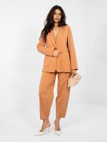 RUE PARIS moteriška striukė ITMAFL7703 – Tamsiai oranžinė – ONE SIZE