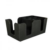 Paper Cup Holder: Disposable Cup Dispenser and Storage Rack for Bar and KTV black