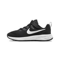 Nike Revolution 6 PS Juodi Balti Vaikų Sportbačiai Tamsiai Dūminiai Pilki DD1095-003 29.5 black