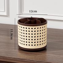 Rotating Wind Style Makeup Organizer: Lipstick, Eyeshadow, Pen Holder, Large Capacity Brush Storage. juoda