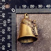 Brass Fashion Guardian Angel Wings Bell Motorcycle Bell Keychain Men's Biker Exorcist Amulet Lucky Jewelry varis