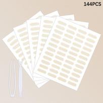 Natural Eye-Lift Mesh-Lace Transparent Invisible Self-adhesive Eyelid Tapes Stickers Women Invisible Double-fold Eyelid Stickers white