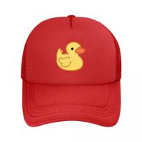 Cute Rubber Duck Mesh Baseball Caps Snapback Fashion Baseball Hats Breathable Casual Casquette Outdoor For Unisexs And Womens One Size black