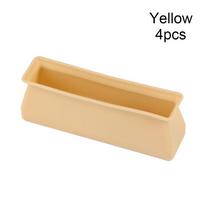 Thick Wear-resistant Silicone Chair Leg Caps Table Pads Furniture Feet Covers Anti-slip Pad geltona