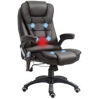 Office Chair with Massage Function Ergonomic Executive Chair with Heating Function, Reclining Function, Rocking Function 62 x 68 x 121 cm ruda