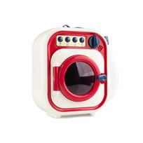Washing Machine Toy For Kid Mini Simulation Furniture Kitchen Electric Toy Washer Dryer Set Light Music Pretend Play Girl Gift white