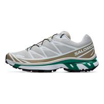 SALOMON XT 6 Casual Running Shoes Unisex Earth Gray Copper Green L47864300 38 žalia