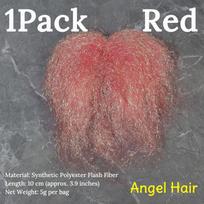 1/13Pack Premium Angel Hair Fly Tying Material - Synthetic Iridescent Flash Fiber for Streamers & Nymphs - 10cm Length, 5g Net Weight brown