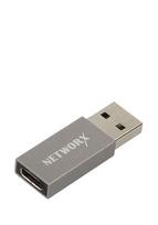 Networx USB 3.0 to USB-C Jack USB Adapter Space Grey