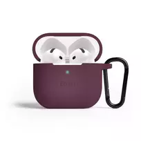 Etteri silicone case for AirPods 4 dark cherry