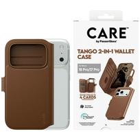 PanzerGlass Etui CARE by Tango 2-in-1 Wallet Case MagSafe for iPhone 18 Pro / 17 Pro, brown