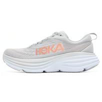 HOKA ONE ONE Bondi 8 Wide D 'Light Grey Orange' Women's 1127954-HMLR 38.5 white