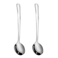 Mini šaukštelis 9 cm, mažas matavimo šaukštelis kavos prieskoniams, maistinio nerūdijančio plieno šaukšteliai miltelių pavidalo prieskoniams 2pcs