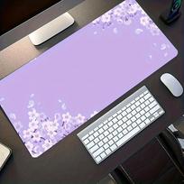 Large Cherry Gaming Mouse Pad with NonSlip Base Washable Desk Mat Suitable for PC Computer Office Gift for Gamers Accessories 300x800x2mm white