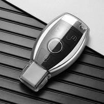 TPU automobilio nuotolinio valdymo pulto rakto dėklo dangtelis, skirtas Mercedes Benz ABCER klasės GLS GLA GLK GLC CLS CLA AMG W204 W205 W212 W463 W176 skaidri
