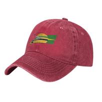 Ayrton Senna Brazil Helmet Signature Baseball Caps Vintage Washed  Snapback Hat Unisex Outdoor Running Golf Soft Caps Hat Adjustable brown