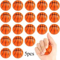 Mini Basketball Stress Balls Basketball Foam Sports Balls Small Squeeze Anxiety Bulk Toy Ball for Kids Basketball Party Supplies brown
