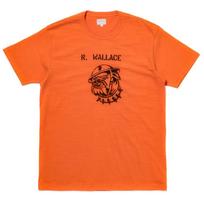 The Real Mccoys Athletic Tshirt Devil Dog Stencil Mc26031 Orange Japan New S brown