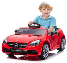 Vaikams skirtas elektrinis automobilis Mercedes-Benz SLC300, raudonas