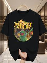 The Muppet Show Kermit Frog Vintage Retro T-shirt M brown